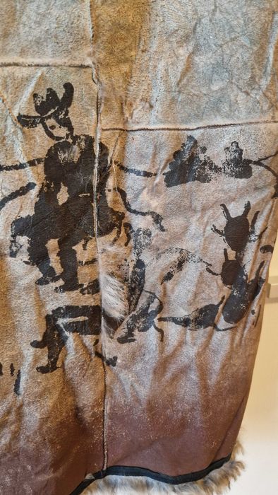 Двулицево елече от естествена кожа/косъм