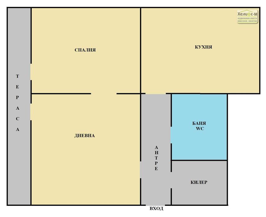 Продава се Двустаен апартамент в Монтана, Широк център - 81 кв.м за 938 €/кв.м - Снимка #16