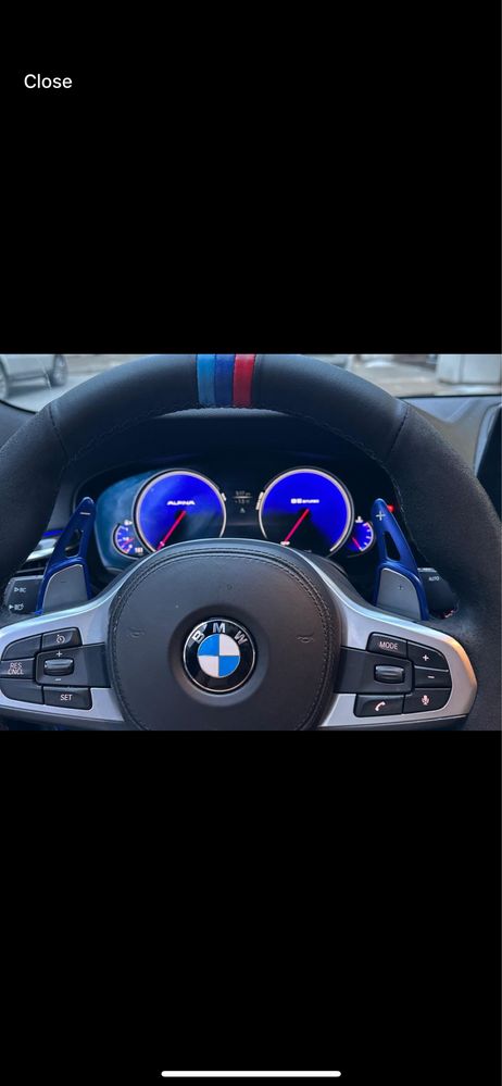 Пера Лопатки BMW БМВ G Серия Скорости Волана Сини