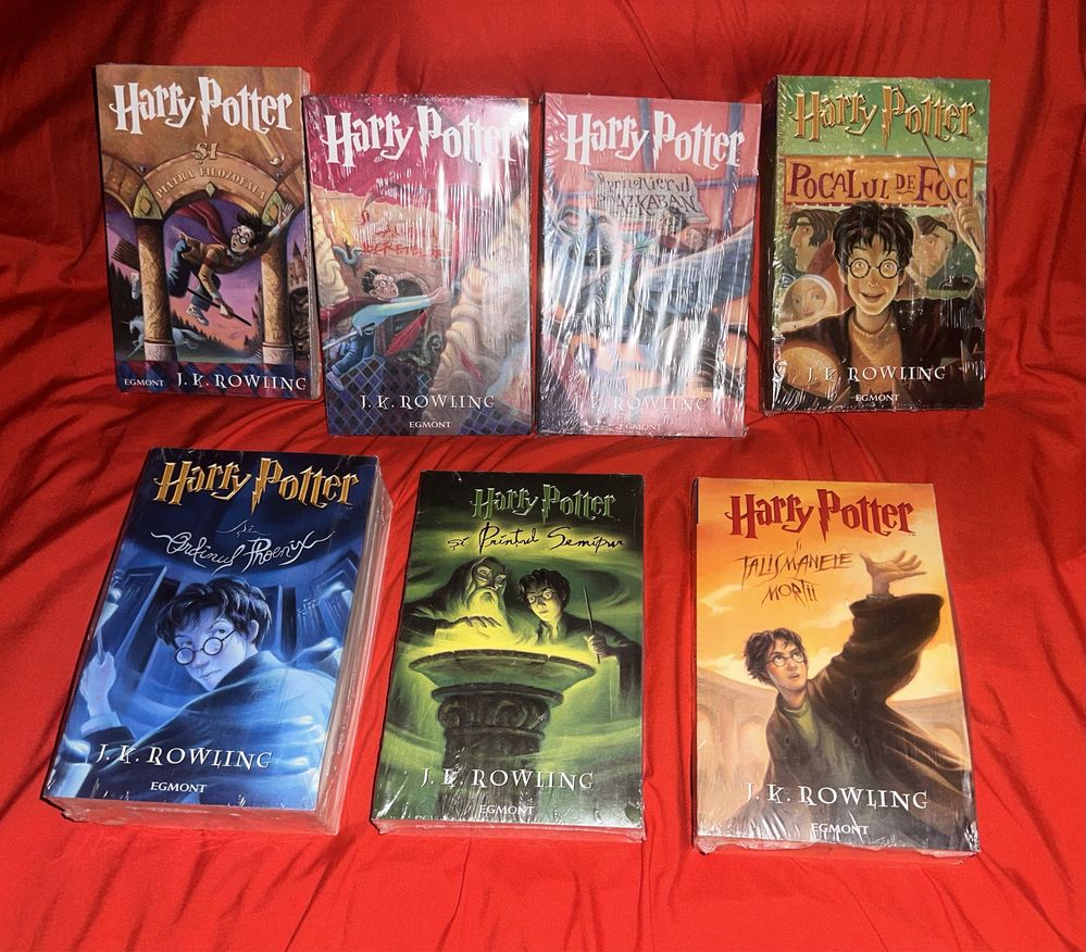 SIGILAT Harry Potter Egmont serie completa brosata