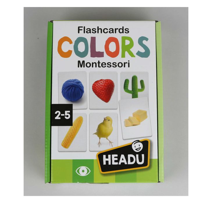 Чисто нови флаш карти "Colors Montessori" от изд. HEADU.