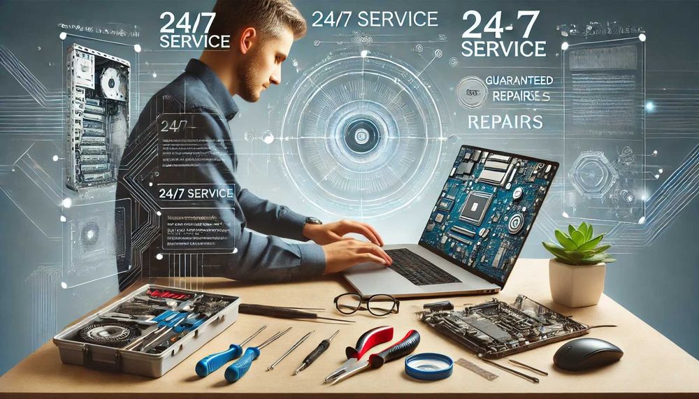 Компьютерная помощь и ремонт 24/7 Windows Программы Выезд