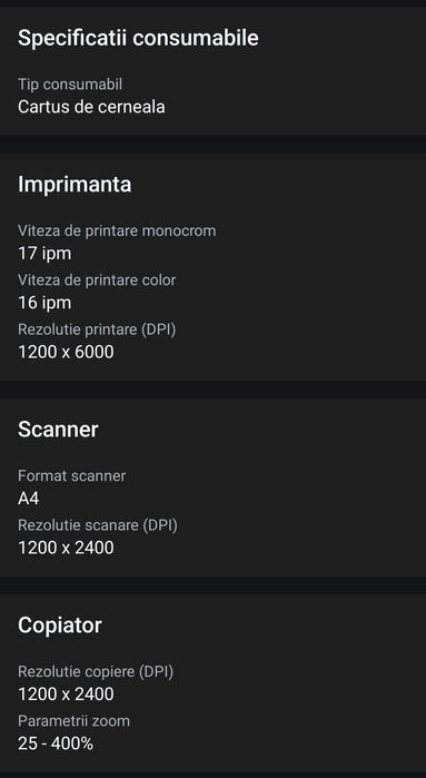 Imprimanta Inkjet Brother DCP-T720DW desigilata
