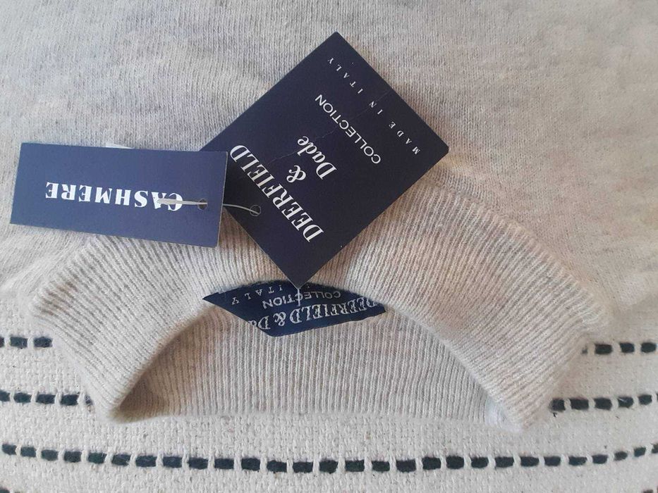 Коприна, кашмир, мерино нов мъжки пуловер