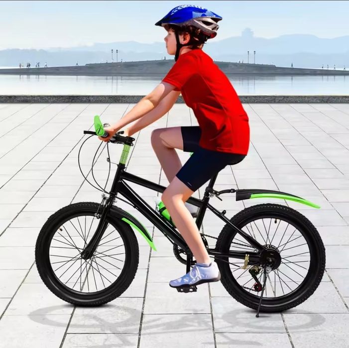 Bicicleta de munte de 20 de inci, cu 7 viteze, sa reglabila, aparatori