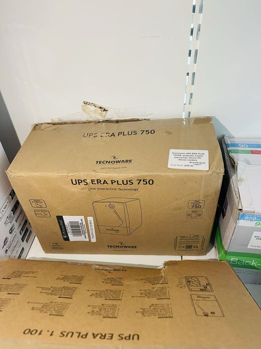 Tecnoware UPS ERA PLUS 750VA ,Protecție Curent