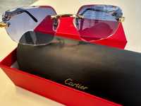 Чисто нови очила Cartier, прекрасно сини