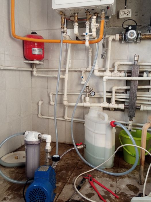 Промывка отопителных систем