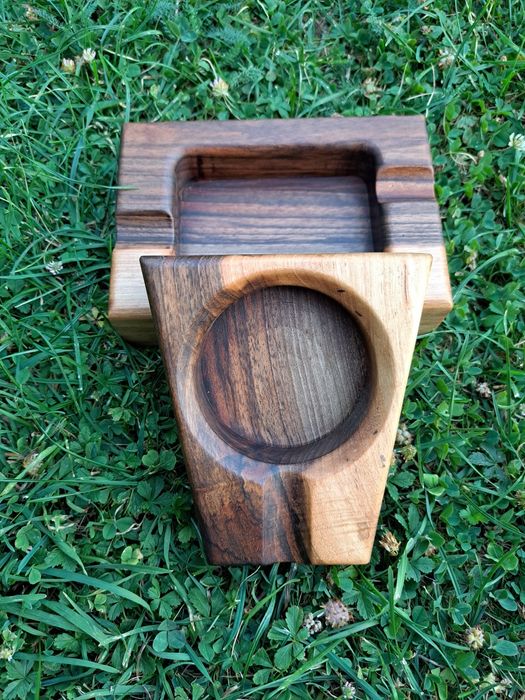 Дървен пепелник за пури