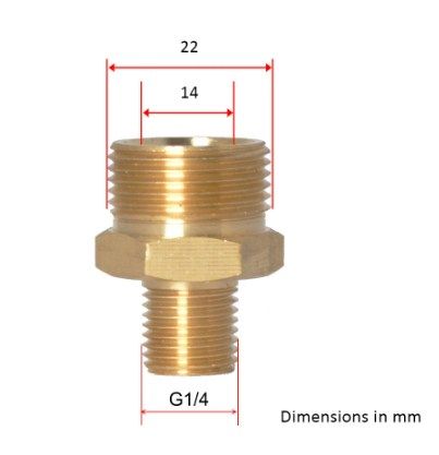 Дюза за пяна за водоструйки M22 / Bosch GHP / MJJC Пянообразувател