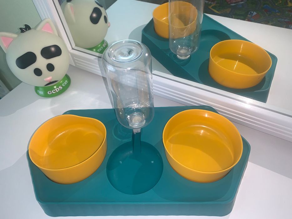 Приподнятые миски для кошек