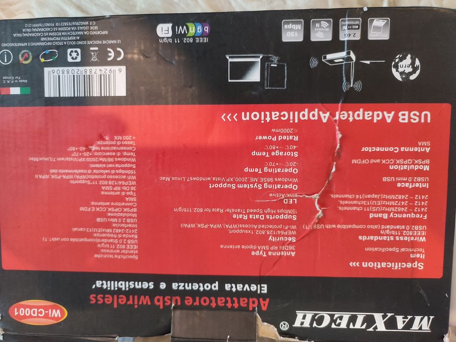 Adaptor Usb Wireless 36 DBi Bestie!