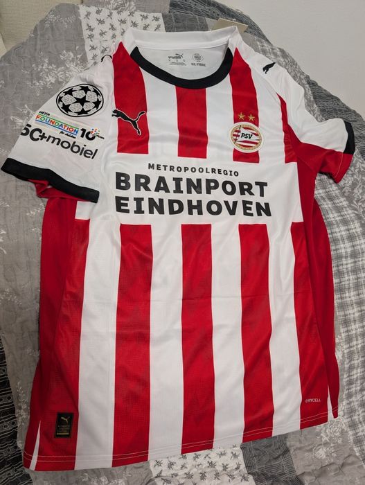 Tricou PSV 25/26, Marimea M, Denis Man 27, UCL version