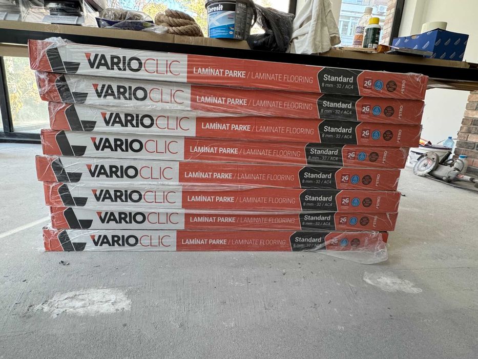 Ламинат Varioclic Akasya с первази и аксесоари (ъгли, тапи, снадки)