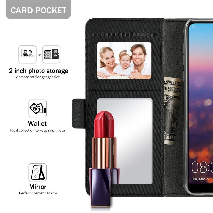 Husa Huawei P20 / folie protectie sticla curbata / stylus