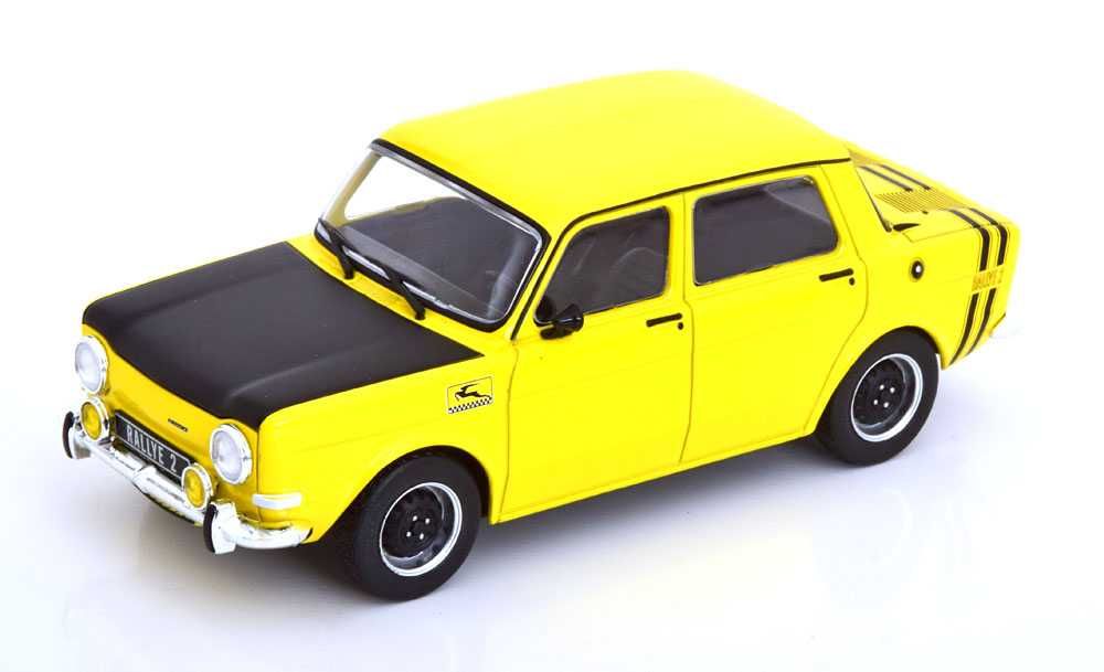 Macheta Simca 1000 Rallye 2 1970 galben- Whitebox 1/24