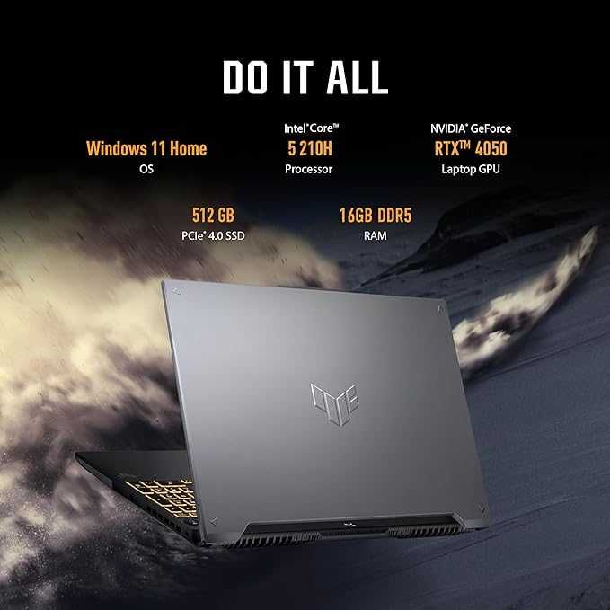 ASUS TUF Gaming F16 intel Core™ 5-210H  DDR5 16GB SSD 512GB 4050 6GB