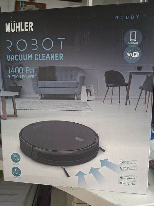 Прахосмукачка робот.Свъзможност и за мокро почистване и дистанционно .
