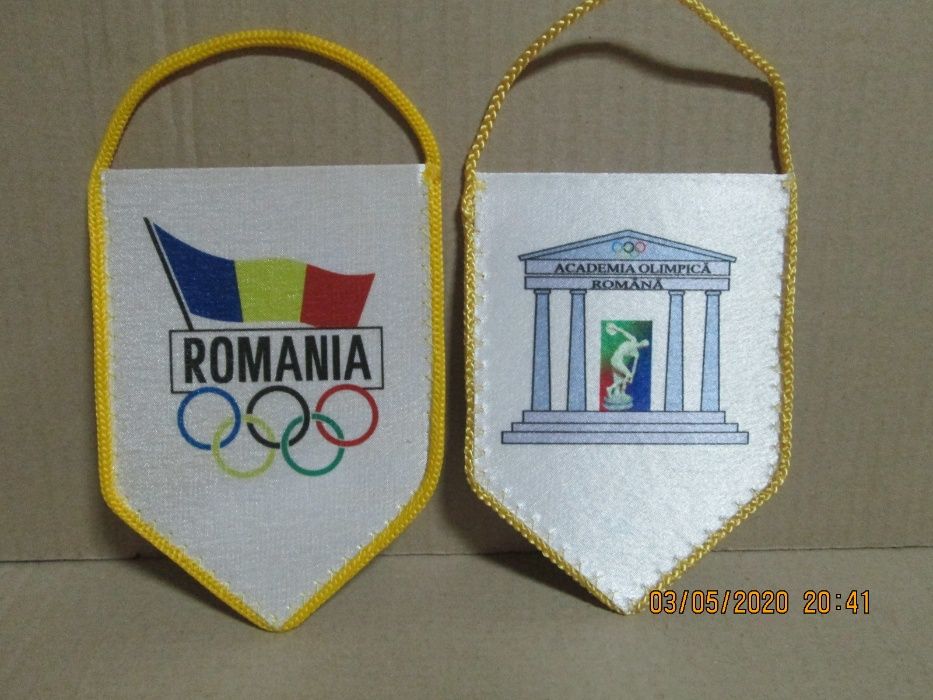 Mini fanioane "Romania-Academia Olimpica Romana"