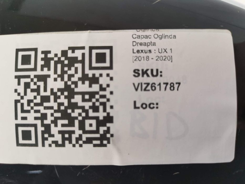 Лексус УХ / Lexus UX 1 Капак на огледало дясно, Оригинален, В добро съ