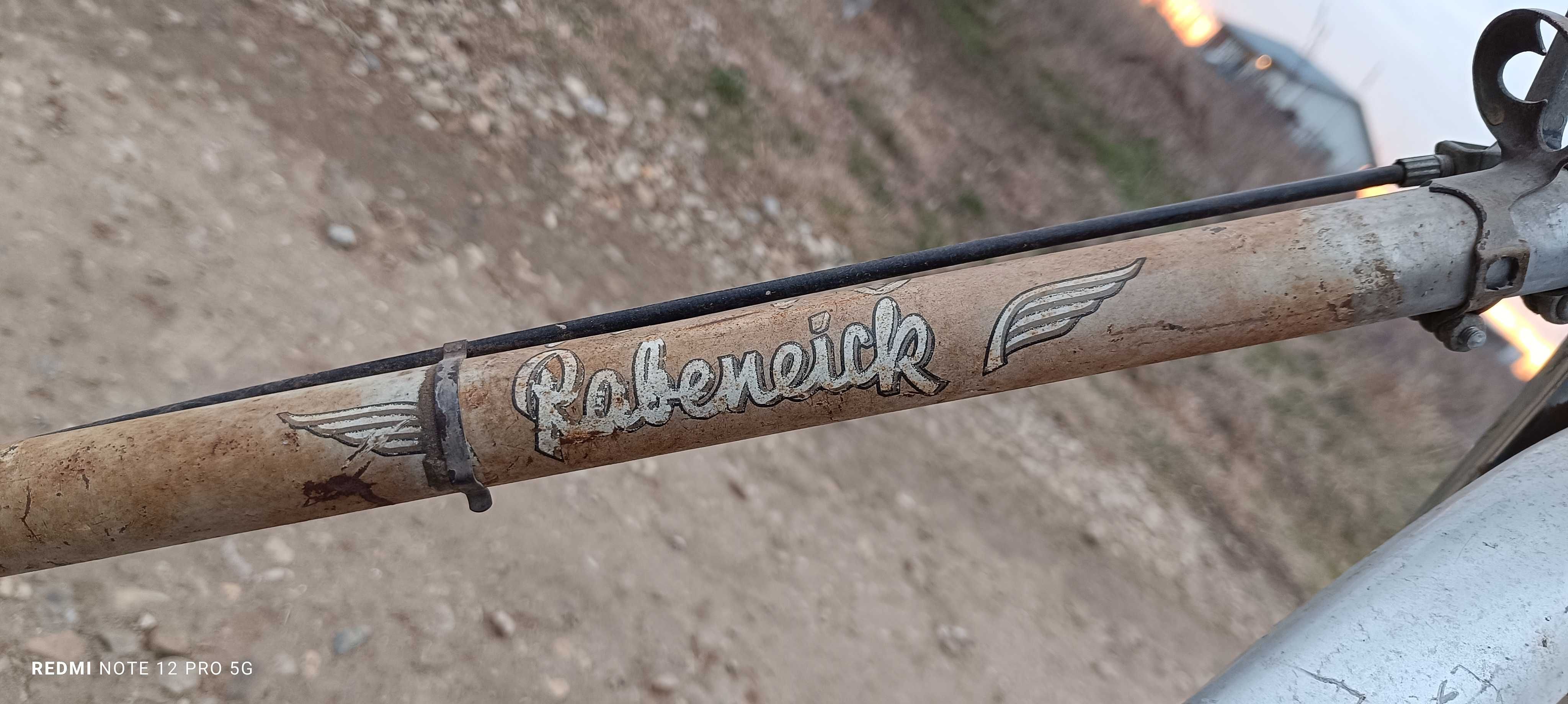 Bicicleta ORIGINALĂ Rabeneick otel cromat