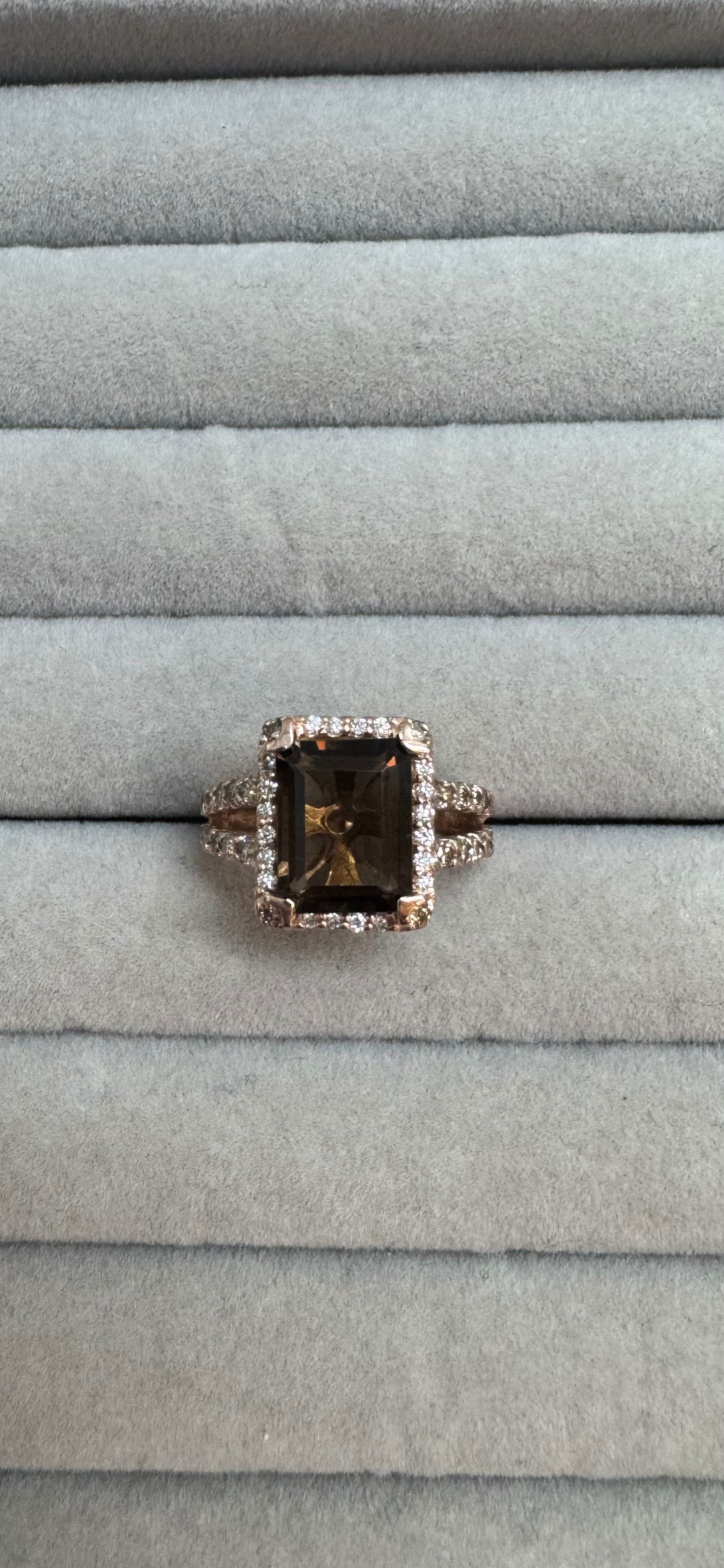‼️Изящен пръстен с диаманти-Le Vian‼️