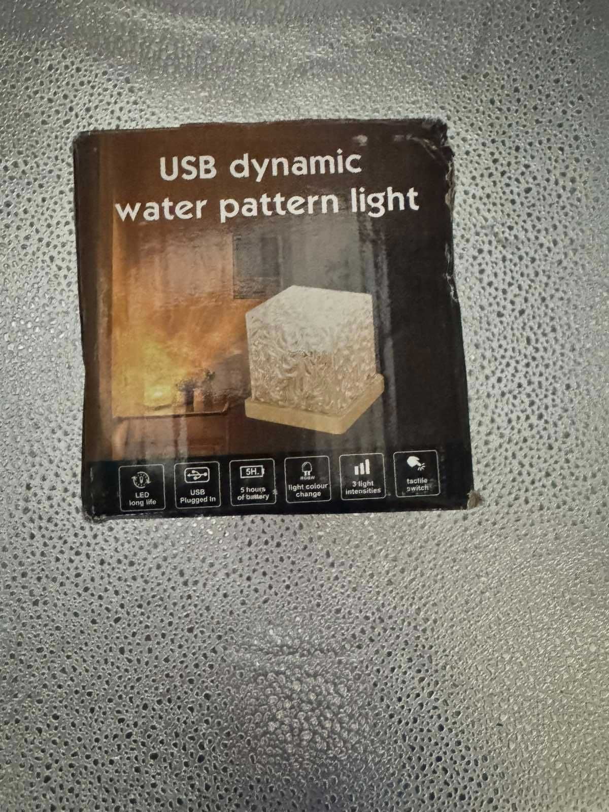 USB LED лампа с воден ефект и дистанционно управление – за уют и стил