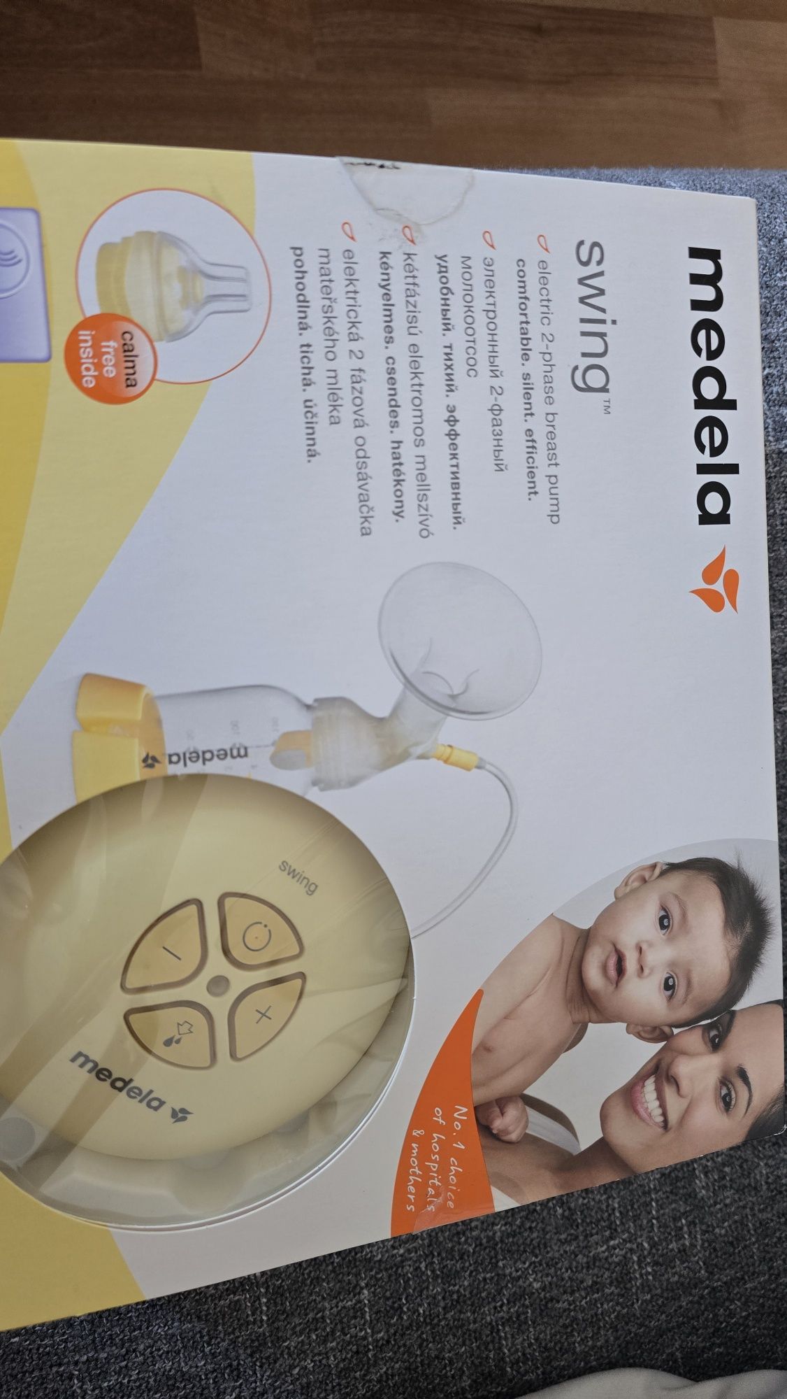 Електрическа помпа за кърма Medela Swing+250ml шише