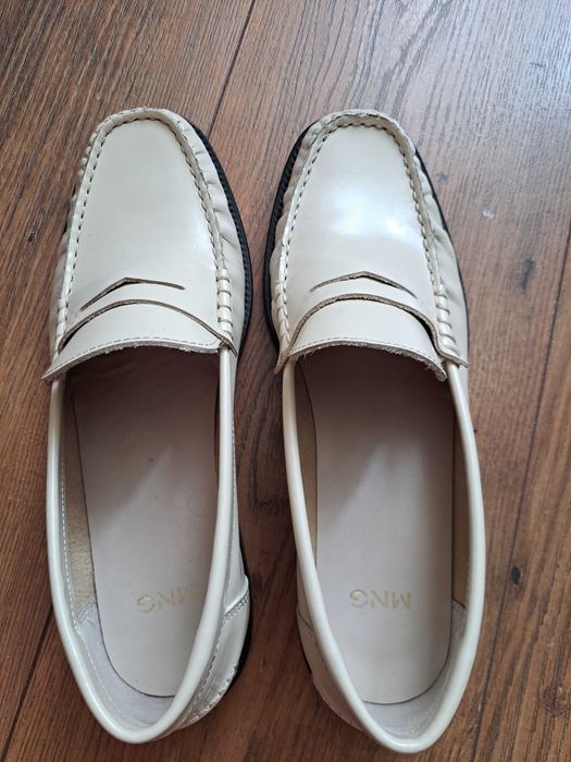 Mocasini din piele Mango