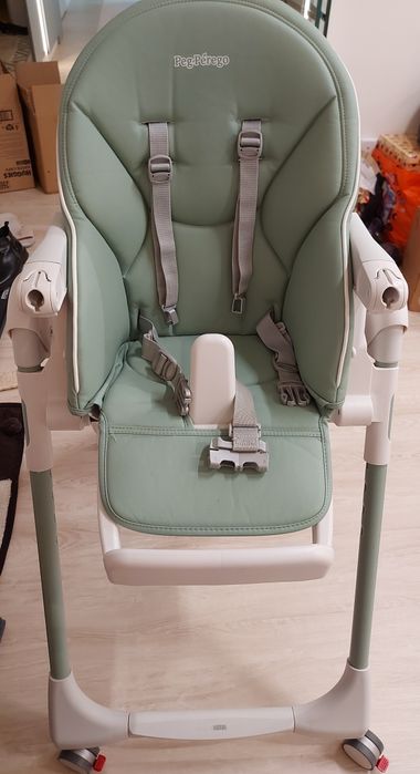 Scaun de Masa Peg Perego Verde Mint impecabil