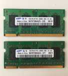 Memorii RAM DDR2 Samsung laptop 2x1Gb