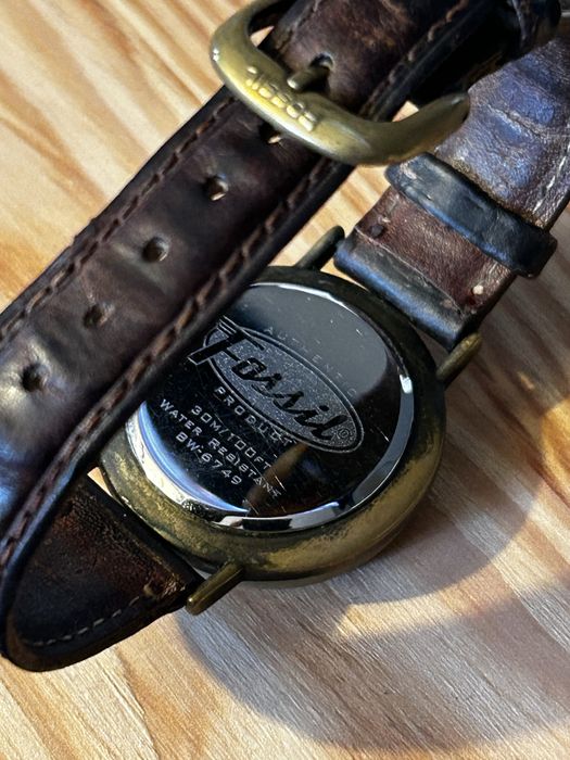 Fossil bw-6749 sand stone dial