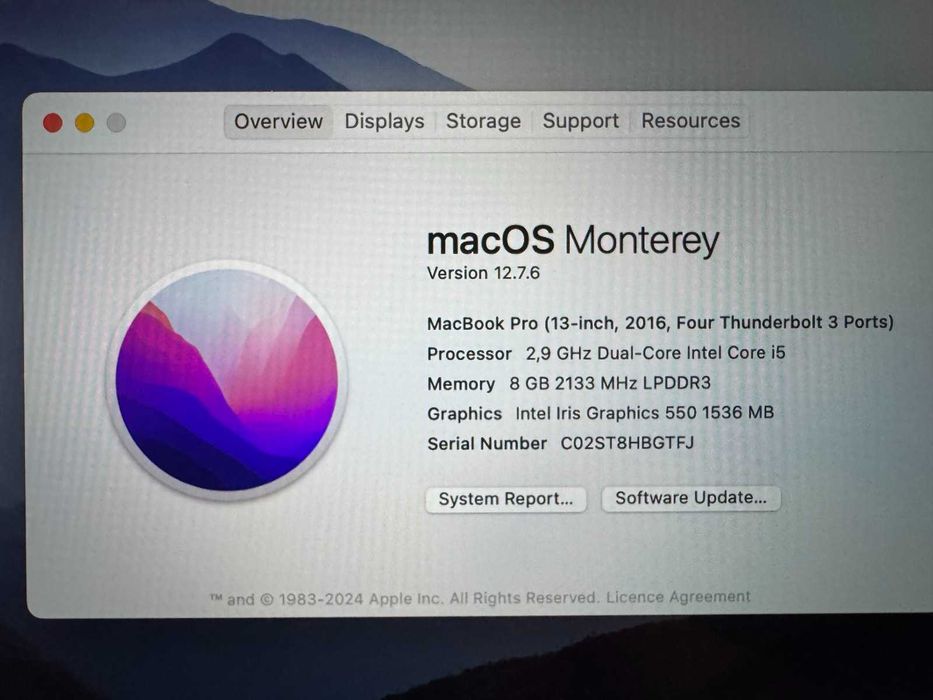 Macbook Pro 2016