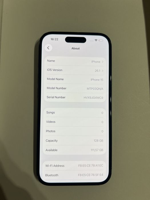 Продавам Iphone 15 128gb ( Black )