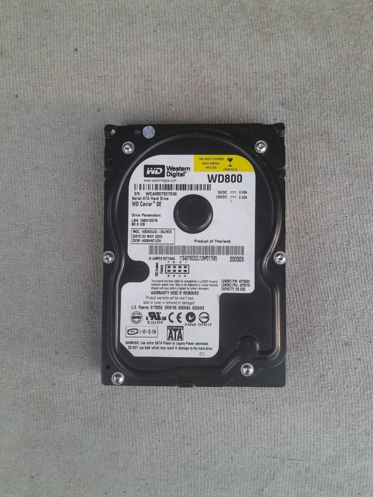 Жесткий диск 80GB Ssta HDD для компьютера hdd винчестер жёский диск 80