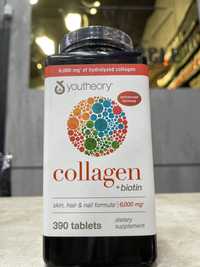 Youtheory. Collagen+biotin. 390 tablets. Servings:65