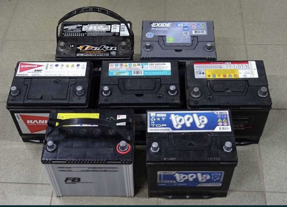 Аккумуляторы Б/У и Новые 12V от 7000 тг