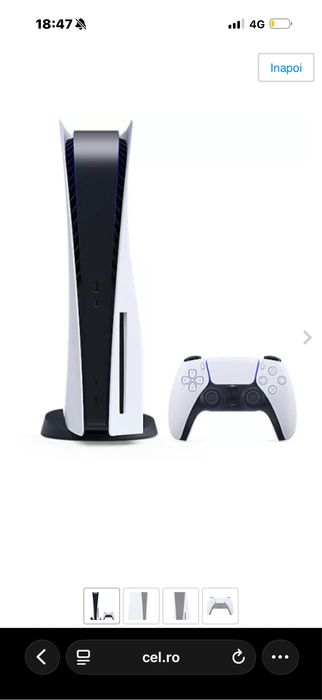 Vind Playstation 5 plus 3 jocuri,  in stare foarte buna.