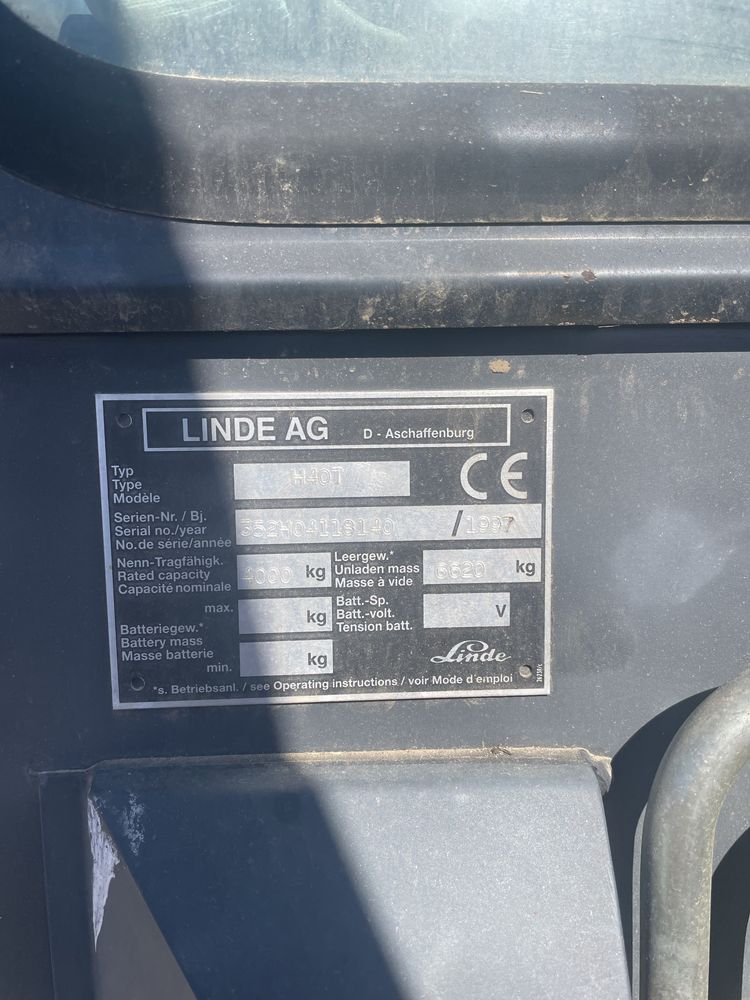 Stivuitor Linde H40 GPL