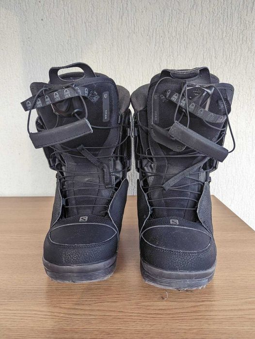 Placa Raven Core Carbon + Boots Salomon Black Titan