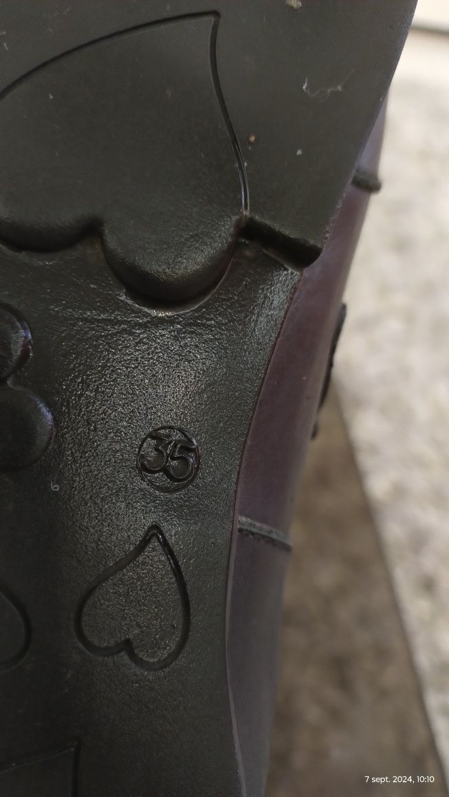 Pantofi piele naturala masura 35 fete