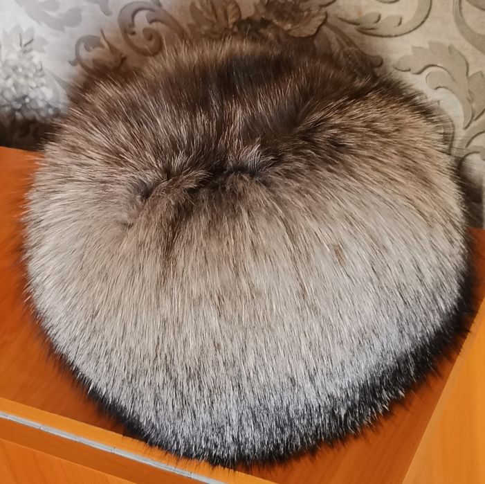 Песцовая шапка натуральная новая