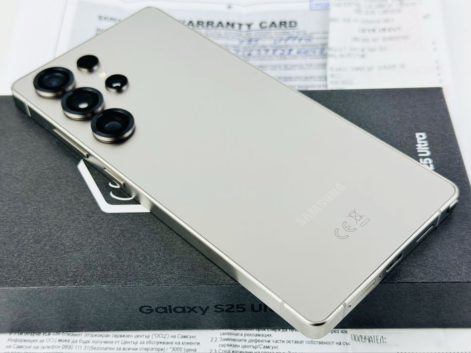 Samsung Galaxy S25 Ultra 5G 256GB 12RAM Gray Перфектен! 2г. Гаранция!