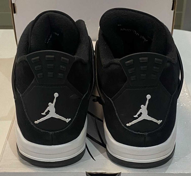 Adidasi Nike Air Jordan 4 White Thunder - verificare colet - full box