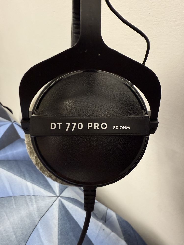 Pachet AT2020, Scarlett Solo, DT770 PRO + stativ,cablu 5M,shockmount