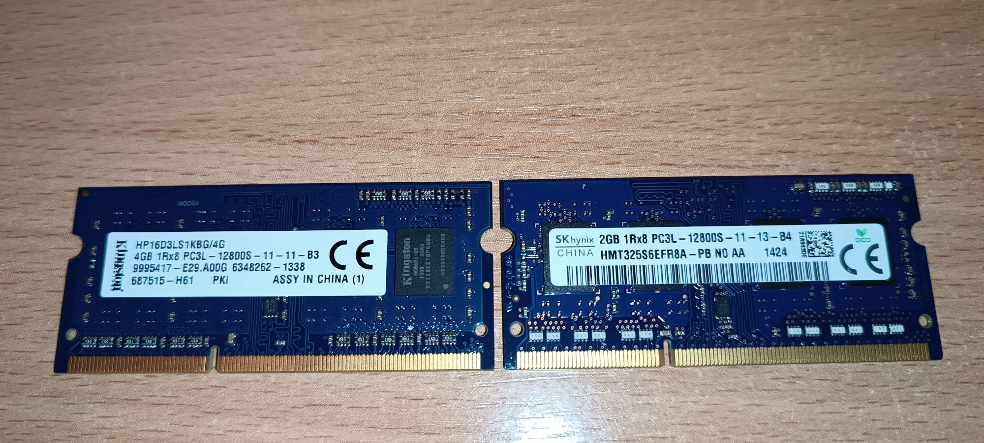 Рам памет за лаптоп DDR3 - 1.35v 1600Mhz