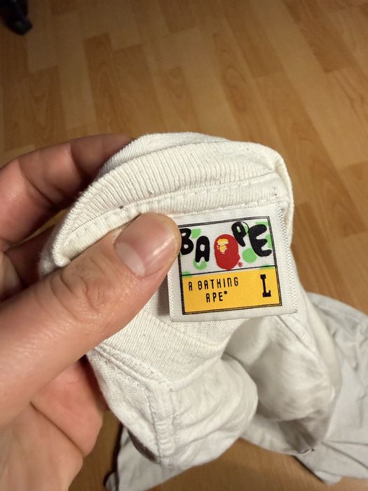 Bape Bathing Ape tee glow in the dark