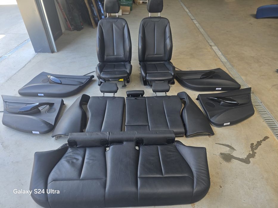 Interior piele sport recaro negru cu incalzire bmw f30