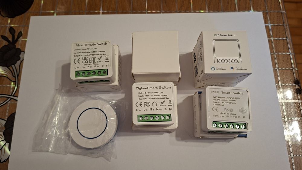 Releu inteligent / comutator Zigbee / WI-FI / 433Mhz Tuya smart switch