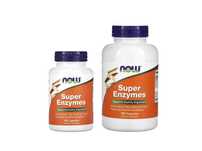 NOW Foods Super Enzymes суперферменты Enzimes 90 и 180 капсул